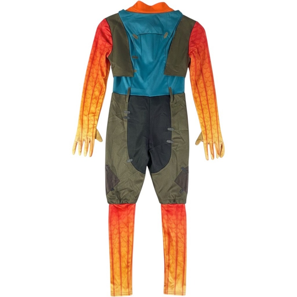 Fortnite Fishstick Costume Kids Medium 8-10 Spirit Halloween Jumpsuit